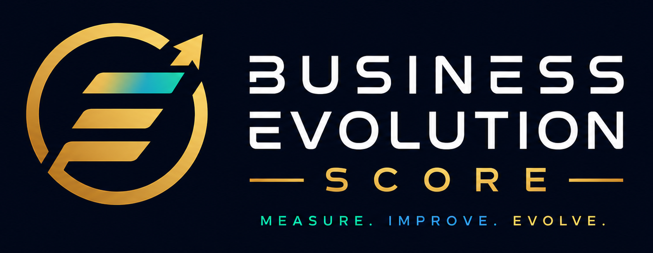 Business Evolution Score logo – practical business health assessment for entrepreneurs and small business owners
